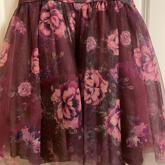 Burgundy Girl’s Dress - Picture 3 of 4